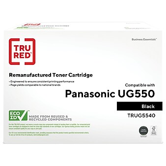 TRU RED™ Remanufactured Black Standard Yield Toner Cartridge Replacement for Panasonic (UG-5540)