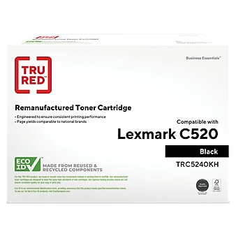 TRU RED™ Remanufactured Black High Yield Toner Cartridge Replacement for Lexmark (C5240KH)