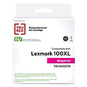 TRU RED™ Remanufactured Magenta High Yield Ink Cartridge Replacement for Lexmark 100XL (14N1070)