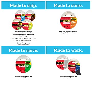 Scotch® Box Sealing Tape Dispenser (H180)
