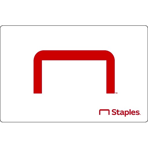 Staples 100 Gift Card (105955B10000) Staples