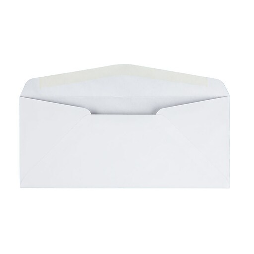 Staples Premium DiagonalSeam Gummed 10 Envelopes, White, 500/Box at