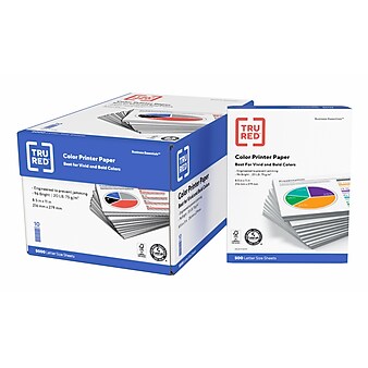 TRU RED™ Color Printer Paper, 20 lbs., 96 Brightness