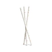 Perk™ White Paper Straws, 8", 400/Pack (PK45596)
