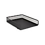 TRU RED™ Front Load Stackable Metal Letter Tray, Matte Black (TR57566)~#|#~s1163423_sc7