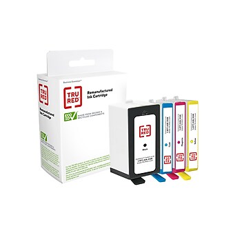 TRU RED™ Remanufactured Black High Yield/Color Standard Yield Ink Cartridge Replacement for HP 920XL/920 (D8J68FN), 4/Pack