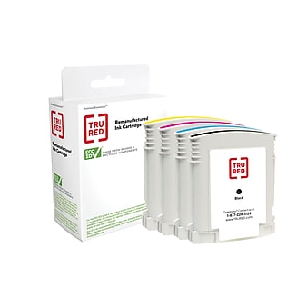 TRU RED™ Remanufactured Black High Yield/Cyn/Mag/Yel Standard Yield Ink Cartridge Replacement for HP 940XL/940 (CZ143FN), 4/Pk