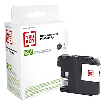 TRU RED™ Remanufactured Black Super High Yield Ink Cartridge Replacement for Brother LC107BK (LC107BK)
