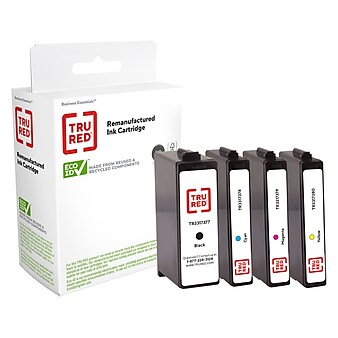 TRU RED™ Remanufactured Black/Cyan/Magenta/Yellow High Yield Ink Cartridge Replacement for Dell Series 33 (331-7377), 4/Pack