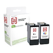 TRU RED™ Remanufactured Black/Color Standard Yield Ink Cartridge Replacement for Lexmark 34/35 (18C0535), 2/Pack