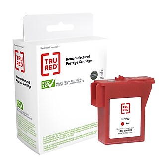 TRU RED™ Remanufactured Red Standard Yield Postage Ink Cartridge Replacement for Pitney Bowes (797-0/797-Q/797-M)
