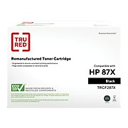 TRU RED™ Remanufactured Black High Yield Toner Cartridge Replacement for HP 87X (CF287X)