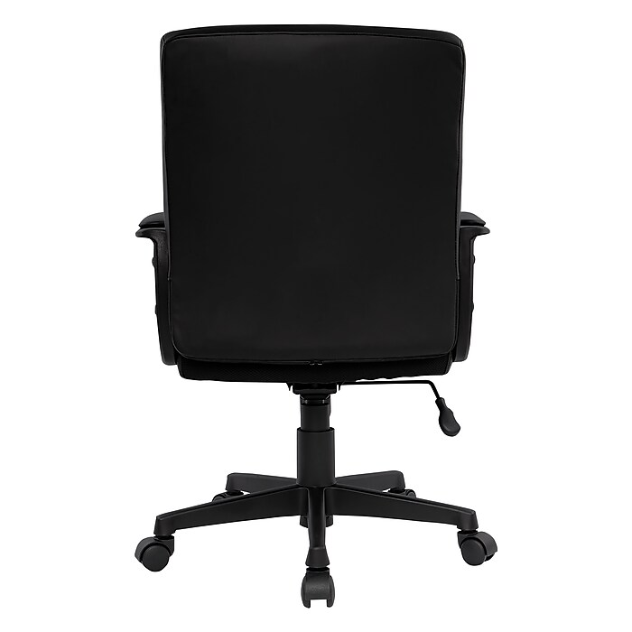 Staples Tervina Ergonomic Luxura Swivel Manager Chair Black 56904V CC Staples