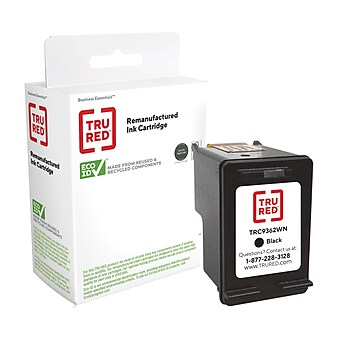 TRU RED™ Remanufactured Black Standard Yield Ink Cartridge Replacement for HP 92 (C9362WN)