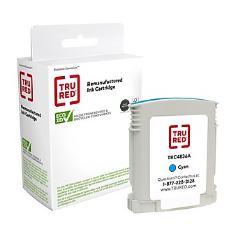 TRU RED™ Remanufactured Cyan Standard Yield Ink Cartridge Replacement for HP 11 (C4836A)