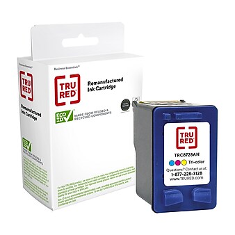 TRU RED™ Remanufactured Tri-Color Standard Yield Ink Cartridge Replacement for HP 28 (C8728AN)