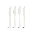 Perk™ Compostable PLA Knife, Medium-Weight, White, 300/Pack (PK56199)