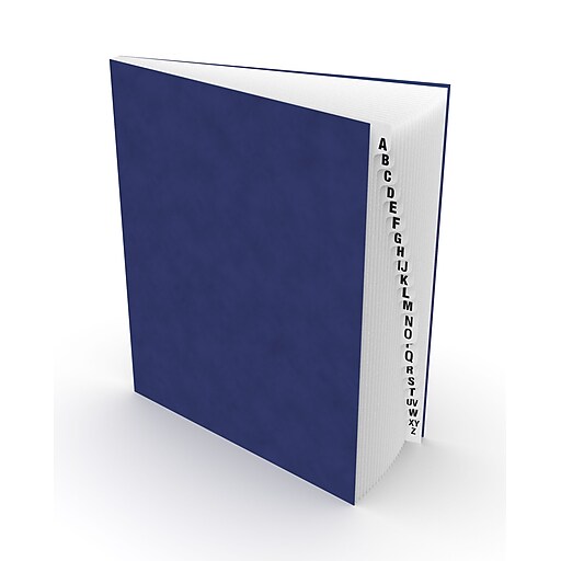 Staples® EveryDay® File Fast Sorter, 24 Compartments (AZ), Blue (3EDFS