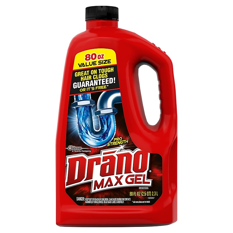 Drano Max Gel Drain Cleaner, 80 Fl. Oz. (694772) image 1