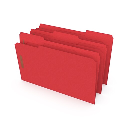 TRU RED™ Reinforced Classification Folder, 2" Expansion, Legal Size