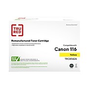 TRU RED™ Remanufactured Yellow Standard Yield Toner Cartridge Replacement for HP125A/Canon116 (CB542A/1977B001AA)