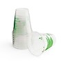 Perk™ Eco Compostable Plastic Cold Cup, 12 Oz., Clear/Green, 300/Carton (PK56195)~#|#~s1166452_sc7