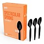 Perk™ Polystyrene Spoon, Heavy-Weight, Black, 100/Pack (PK56395)~#|#~s1166477_sc7