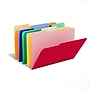 Staples File Folders, 1/3-Cut Tab, Letter Size, Assorted, 100/Pack (ST22953-CC)~#|#~s1166704_sc7
