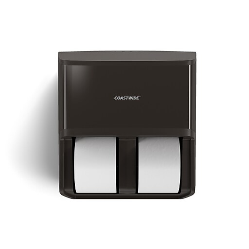 Coastwide Professional™ JSeries Quad Bath Tissue Dispenser, Black