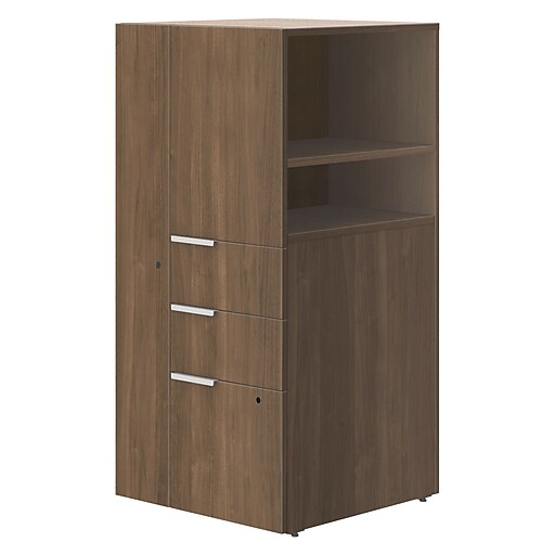 Union & Scale™ Workplace2.0™ 1 Shelf 49"H Laminate Storage Tower