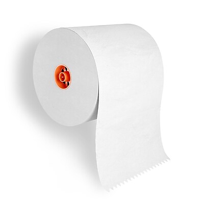 Coastwide Professionalâ?¢ J-Series Hardwound Paper Towels, 1-Ply, 800 ft./Roll, 6 Rolls/Carton (CWJHT-WHT)
