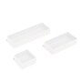 TRU RED™ 3 Piece Plastic Drawer Organizer, White (TR55296-CC)~#|#~s1167351_sc7