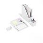 TRU RED™ Plastic Magazine File, White (TR55280)~#|#~s1167461_sc7