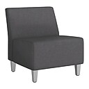 WORKPLACE2.0™  SINGLE SEAT ARMLESS LOUNGE CHAIR, CHARCOAL