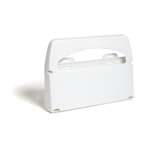 Coastwide Professional™ Toilet Seat Cover Dispenser, Halffold, White