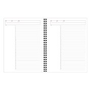 Cambridge Action Planner Professional Notebook, Wide Ruled, 80 Sheets, Charcoal Gray (06122)