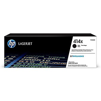 HP 414X Black High Yield Toner Cartridge (W2020X), print up to 7500 pages