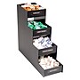 Vertiflex Condiment Organizer, 4 Shelves, 8 Compartments, 15 7/8"H x 6"W x 19"D, Black (VFC-1916RC)~#|#~s1169455_sc7