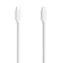 NXT TECHNOLOGIES™  6 FT. BRAIDED LIGHTNING TO USB-C CABLE, WHITE