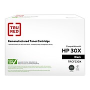 TRU RED™ Remanufactured Black High Yield Toner Cartridge Replacement for HP 30X (CF230X)