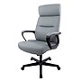 Staples® Rutherford Ergonomic Faux Leather Swivel Executive Chair, Gray (58677V)~#|#~s1170605_sc7