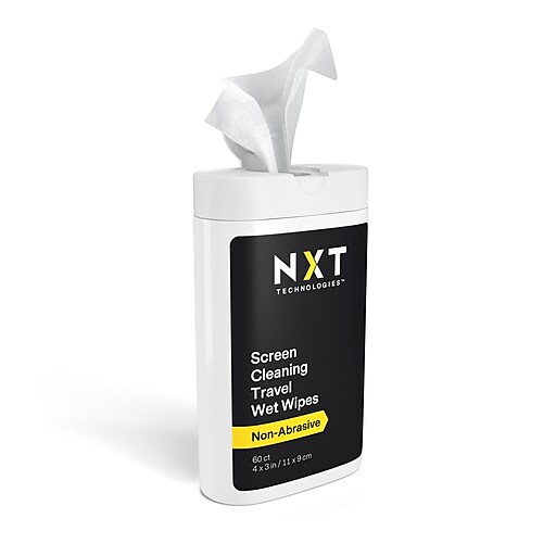 NXT Technologies™ Screen Cleaning Wipes, 60/Tub (NX24737) Staples