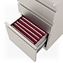 Staples Heavy Duty 3 Drawer Mobile Pedestal File Cabinet with Wheels, Putty~#|#~s1171093_sc7