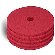 Coastwide Professional™ 20" Buffing Pad, Red, 5/Carton (CW22984)