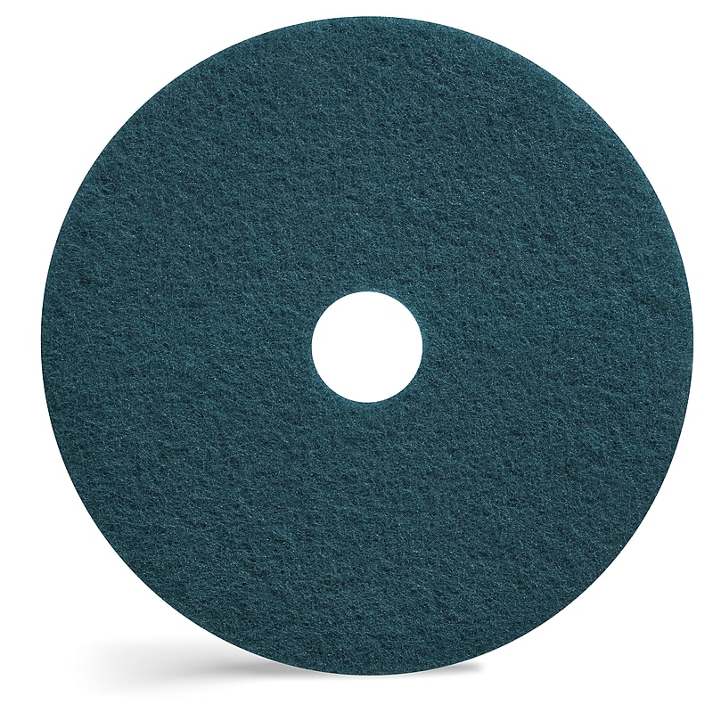 Coastwide Professional™ 20" Cleaning Floor Pad, Blue, 5/Carton (CW22981) image 1