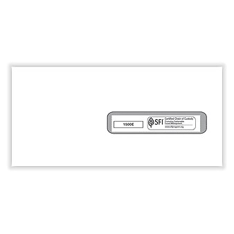 ComplyRight CMS-1500 Gummed #10 Document Envelopes, 4 1/2" x 9 1/2", White, 500/Box (1500E)