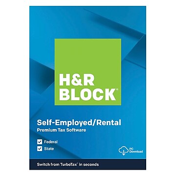 H&R Block Premium Tax Software 2019, Windows, Download (1516800-19)