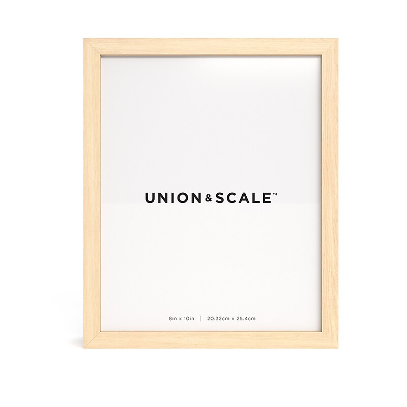 Union & Scale™ Essentials Wood Picture Frame, Natural (UN58038) image 1