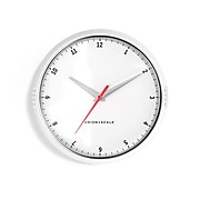 Union & Scale™ Essentials Wall Clock, Plastic, 9.5" (UN58043)