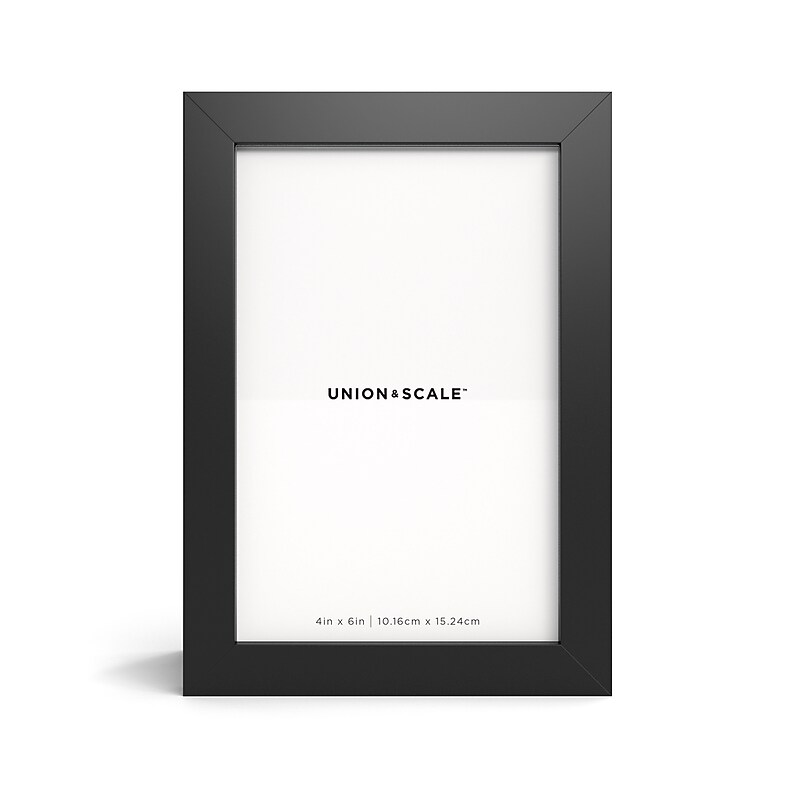 Union & Scale™ Essentials Wood Picture Frame, Black (UN58055) image 1